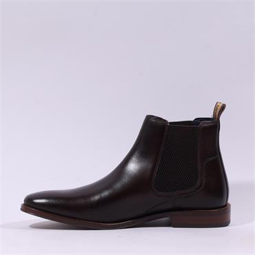 Base London Sikes Pull-On Chelsea Boot - Brown Leather